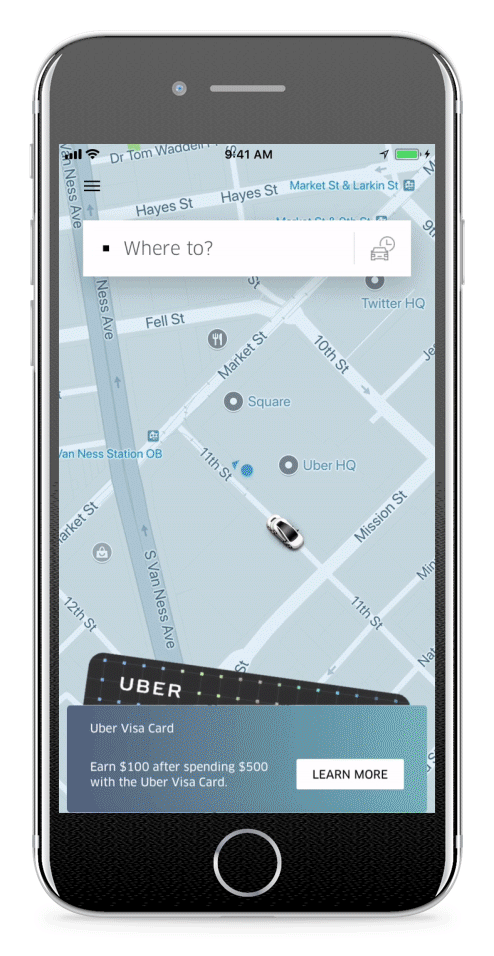 Uber brings live location sharing to to its app, improves beacon program