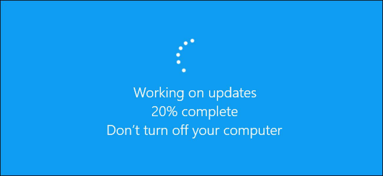 cleaning up do not turn off computer windows 10