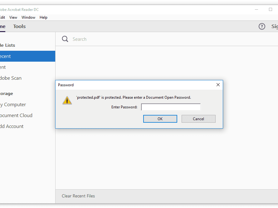 forgot owner password in adobe pdf for mac