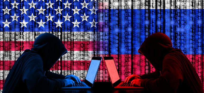 us russia cyber war